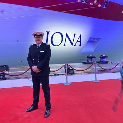 Cruise ship Captain for @pandocruises aboard IONA 👨🏻‍✈️🛳