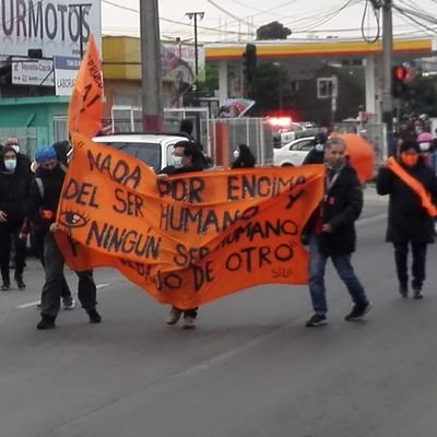 esperanzado en un mundo fraterno y solidario, Talcahuano presente.