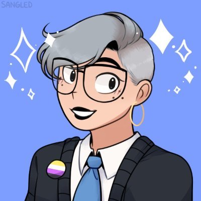 Presentation layer dev -- because saying front-end confuses people. CCT graduate focused on horror and pop culture. They/them. picrew by @SangledHere