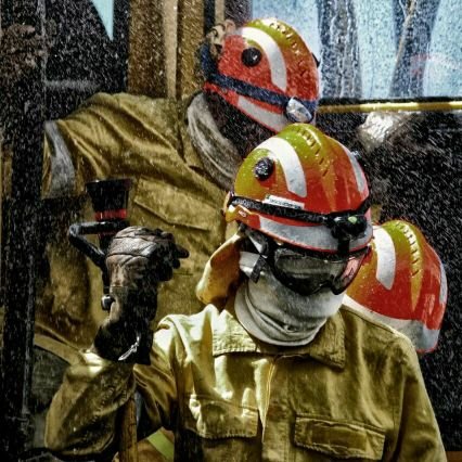 Bombero Forestal del Infoex.