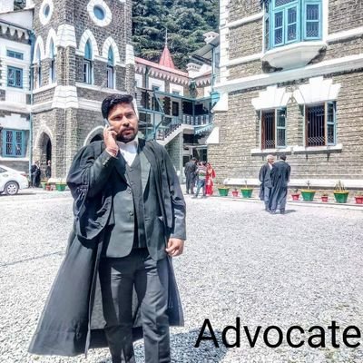 ADVOCATE 
HIGH COURT OF UTTARAKHAND @ NAINITAL
{social worker}{work in @RSSorg} #swayamsewak || traveller || nature lover ||
|| pet lover || believe in Karma ||