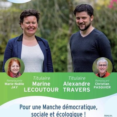 MarineLecoutour's profile picture. Coordinatrice #Manche @taubirapour2022 @ChTaubira
Candidate titulaire Alternatives pr la Manche #CantonCoutances #Départementales2021 #Manche @GenerationsMvt