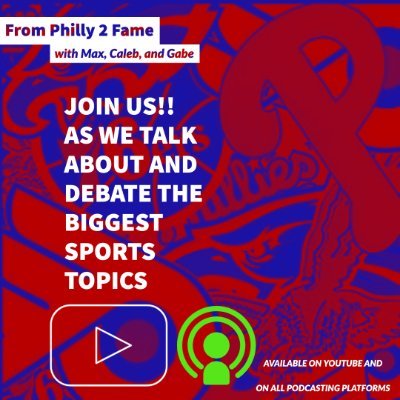 We are a new Philadelphia based entertainment sports talk show. In our content we talk about and debate the latest sports topics. Follow, subscribe, and share!