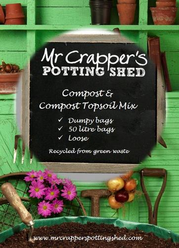 Mr Crapper’s Potting Shed Compost is 100% Peat-Free and totally recycled. We offer free delivery to our local Community and will not be beaten on price.