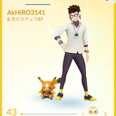 AkHiRO3141's profile picture. ポケgoTL43チーム黄/2019年7月-/DM大歓迎/S5・S6・S7最高ランク達成/2025年復帰
