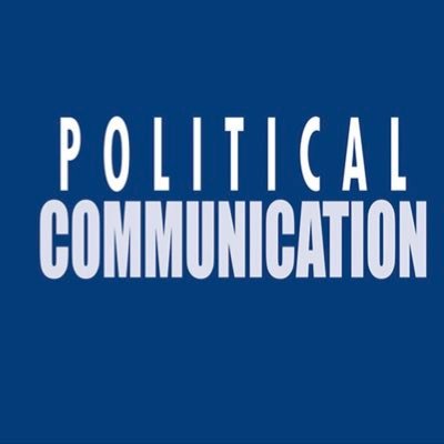 Scholarly journal dedicated to the study of Political Communication. 5-year impact factor: 8.111 Editor-in-chief: @LawrenceRegina.