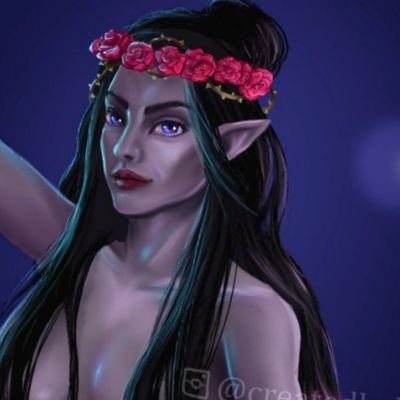 Daedric Prince of Dusk and Dawn.
The Lady of Twilight & Mother of Roses. Associated with mystery, magic, prophecy and fate.