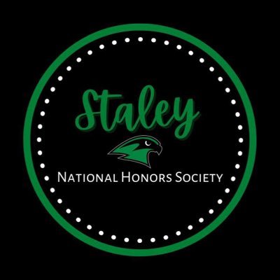 Make sure to follow us for updates on projects, meetings, student success, and service opportunities! Check out our Instagram @staley_nhs