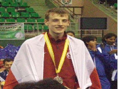 19 year old Black belt - Taekwondo player from Doncaster, England. 3 x national champion, Commonwealth Silver Medallist. Represented GB! British Champion 2012