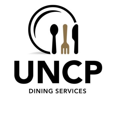 UNCP Campus Dining featuring the Dining Hall, Braves Place, Hawks Burgers late night, Chick-fil-A, Einstein Bros. Bagels, Papa John's Pizza, and Cafe 641.