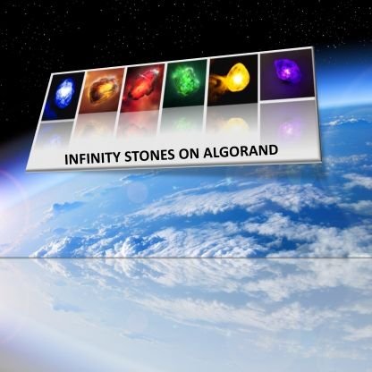 1st #NFTS on #Algorand #InfinityStones #NFTCollectables on #Algorand ( CAN YOU FIND THEM ALL ) #NFTS 🕳 A #123NFT Creation