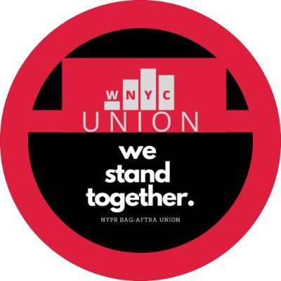 Proudly representing the @SAGAFTRA members at New York Public Radio: @WNYC, @wqxr, @Gothamist + more! #WeMakeWNYC #WeMakeNYPublicRadio