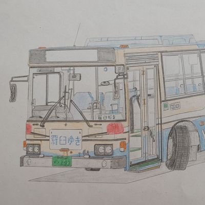 バスイラスト(主に道内のバス)描いてます