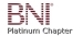 PlatinumBNI's profile picture. We meet every Wednesday from 6.45-8.30am and follow the BNI system of Givers Gain, if I give you business you will want to give me business.