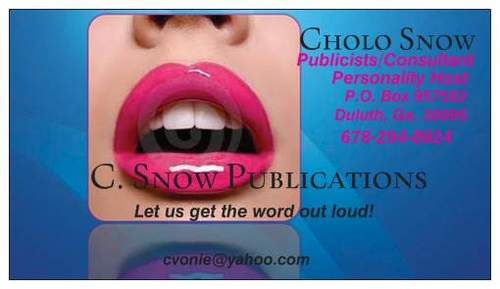 Cholosnow14's profile picture. Snow from C.Snow Publications, Publicists/Consultant, Personality Host, all things all things