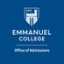 Emmanuel College Admissions (@applyemmanuel) Twitter profile photo Emmanuel College Admissions (@applyemmanuel) Twitter profile photo