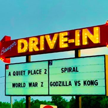 The official Twitter page for the Bangor Drive-In