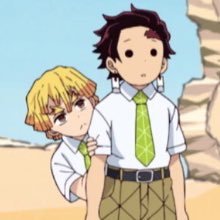 daily content of zenitsu and tanjirou (they’re bfs)