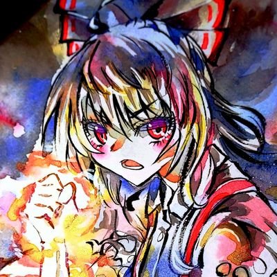 サークル：テレピン1000ml 主に東方キャラをアナログ画材で描いてます。 
二次創作TCG「東方如何月」を製作・頒布中→@touhouikangetsu 
横浜ベイアートスクール講師（火曜夜間コース） 
BOOTH https://t.co/mua29x91sY