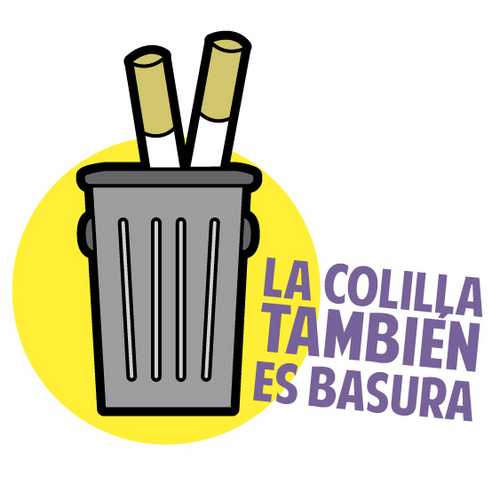 ¿Sabías que los tachos de Bs.As tienen una chapita para que apagues tu cigarrillo? Podés tirar tu colilla a la basura, no contamines.