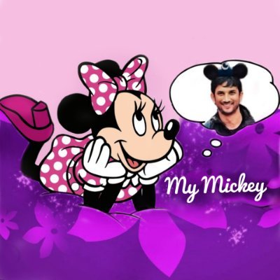 My Mickey my Love - @itsSSR 🦋
                                 
Main I'd: @Divya4SSR 💫