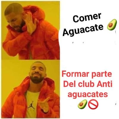 Esto es una cuenta Con El Fin De Eliminar Al Aguacate De La Faz De La Tierra.
 Los Miembros Tendrán Que Ser Fieles Al No Consumir Aguacate .