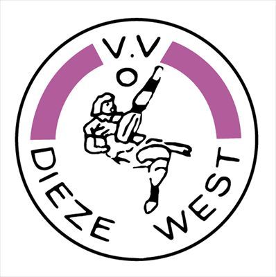 Voetbalvereniging Dieze West uit Zwolle.