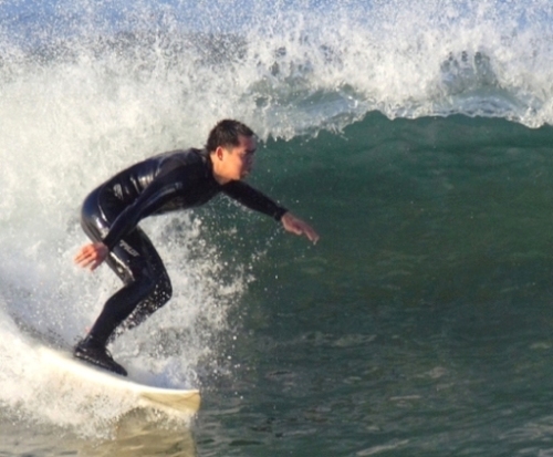 Surfing is good for the soul.