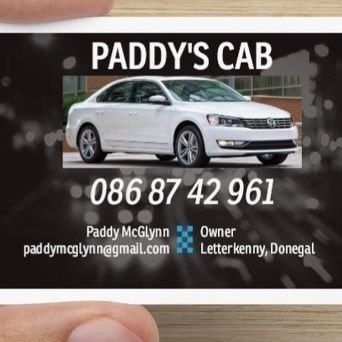 Fast and friendly taxi service located in Letterkenny, Donegal. 
Experienced driver and reasonable taxi fares.