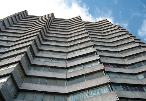 Iconic Margate 1960s modernist complex.