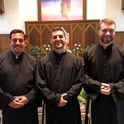 A novice with the TOR Franciscans of the Sacred Heart of Jesus. Alumni of Franciscan University of Steubenville and the Priestly Discernment Program.