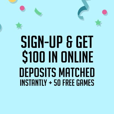 Michigan Lottery Sign Up Bonus. Use code SIGNUP50 to get up a  $100 deposit match and 50 free games.