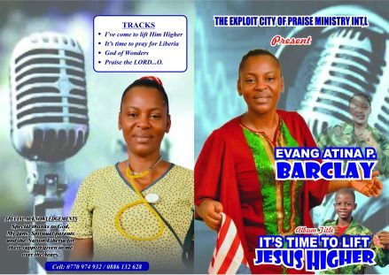 Hello my name is Ambassador. Atina Barclay from Liberia one of Liberian Gospel Artist