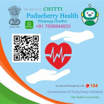 PdyHealthDept's profile picture. Official Information from Puducherry Health Department on twitter