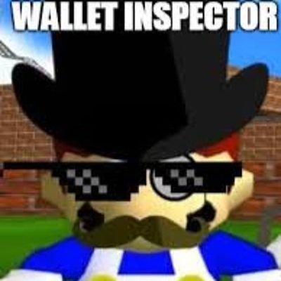 Hello! I'm The Wallet Inspector I'm here to check your wallets! Main: @AnotShyPerson