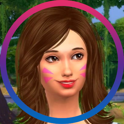 #Traductrice et testeuse de #mods pour les #Sims4 (site https://t.co/WBa7pAdAIq) ; petite streameuse #Twitch ; également fan de #chats & chanteuse de #covers