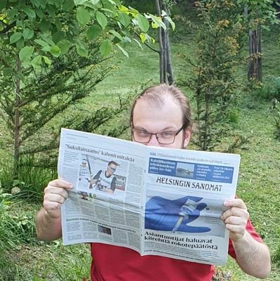 A German who studies Finnish Language and Culture at Austria (Vienna University) 
🇪🇺 Vive l'Europe! 🇪🇺

▶️philately/postcrosser/journalism/cynic/tvfreak/S04