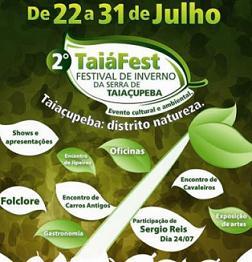 taiafest's profile picture. 2° Festival de Inverno da Serra de Taiaçupeba. De 22 a 31 de julho.
