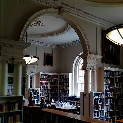 Library of Christ Church Oxford.  Extensive working library for students, outstanding manuscripts and rare books and study spaces.