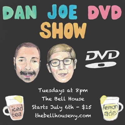 a weekly stand-up show hosted by @danlicatasucks & @josephpera. Tuesdays at @bellhouseny starting 7/6