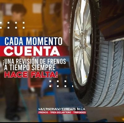 Venta y reparación de frenos, tren delantero y tripoides.
Lunes a Viernes 8:00am - 4:00pm 
¡30 años de trayectoria! 🚗
Av. 3H con Calle 80