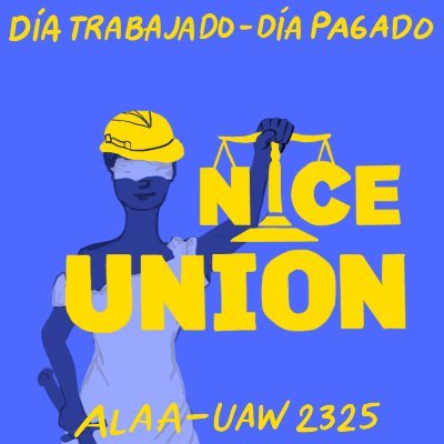 Union strong!

Nuestro sindicato está aquí para los trabajadores del mundo, la comunidad inmigrante y los trabajadores de NICE.