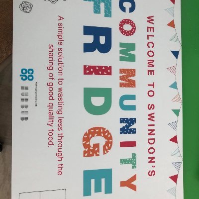 Sharing food with the aim to reduce food waste and poverty. Swindon's Community Fridge launched 11/06/2021. Open to ALL #CommunityFridge