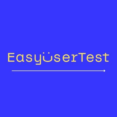 Easy User Test is a user testing tool that offers the easiest way to test your text and design. We validate your text & design decisions with real users. #EUT