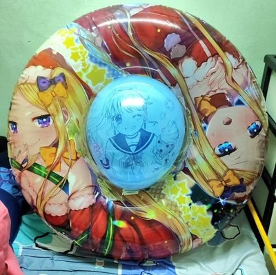 love anime inflatable/balloon
アニメ浮き輪、フロート、風船好き!