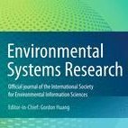 Environmental Systems Research (ESR) publishes research on all aspects of environmental systems from water (terrestrial and marine), air, soil and biota.