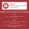 Stanford_JBLP's profile picture. JBLP is the first law journal to publish on the greater blockchain technology space. It features Articles (peer-reviewed), Essays, and Comments.