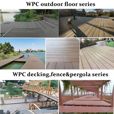 We are Alibaba Gold supplier,We produrce wpc decking floor ,wall panel,wpc Diy tiles,wpc fence ,alum fence,timber,and so on
