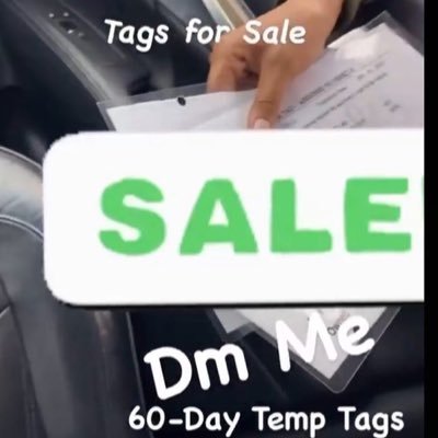 Need Temporary Tags Because Of The Pandemic DM US NOW ‼️