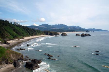 Cannon Beach is where the Oregon Coast shows its unique self.  Haystack Rock, Ecola State Park, and Terrible Tillie are some of the local landmarks.